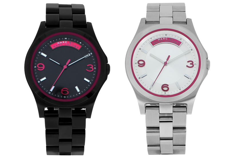 Marc jacobs pink watch best sale